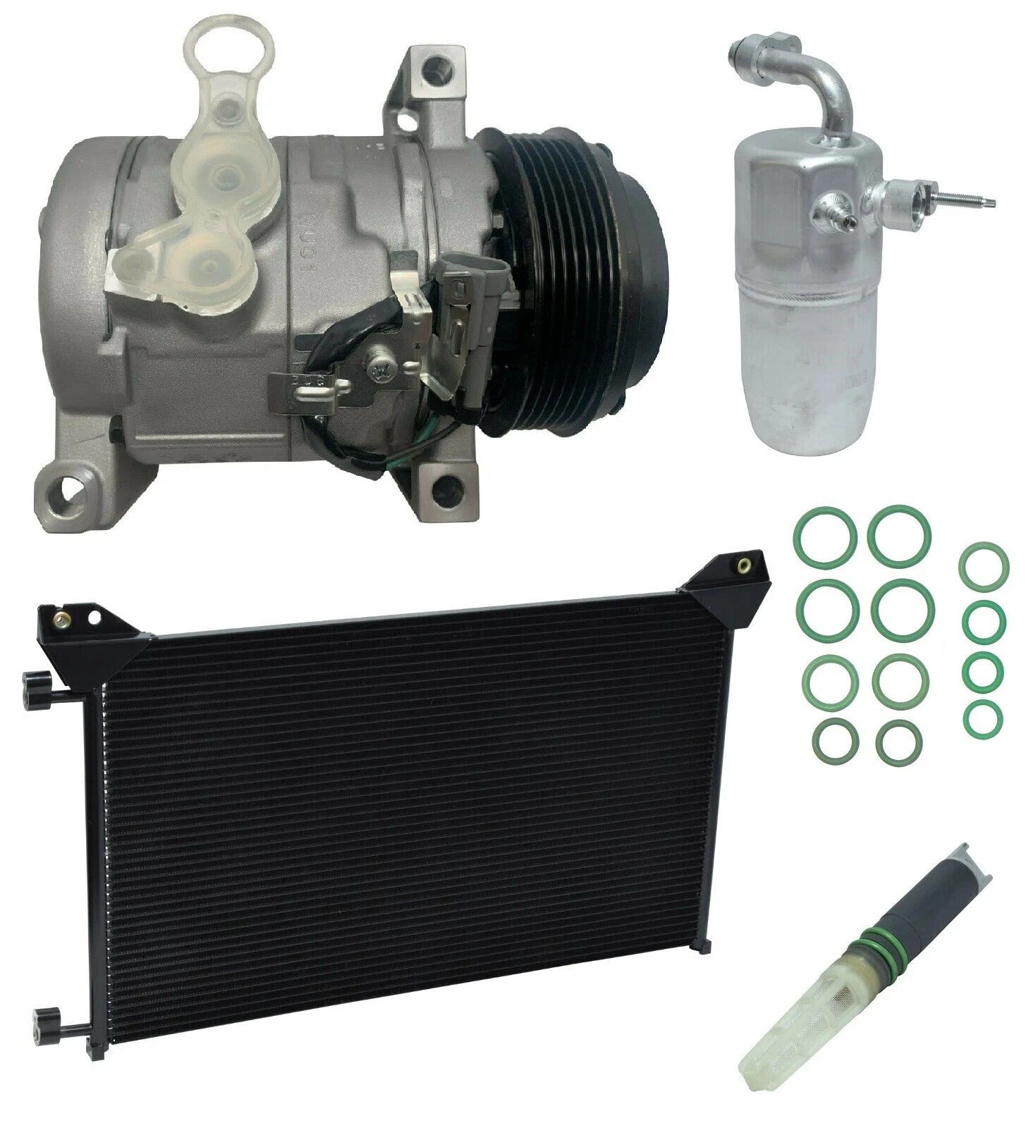 A/C Compressor Kit w Condenser for GMC Sierra 3500 HD 6.6L (2012)