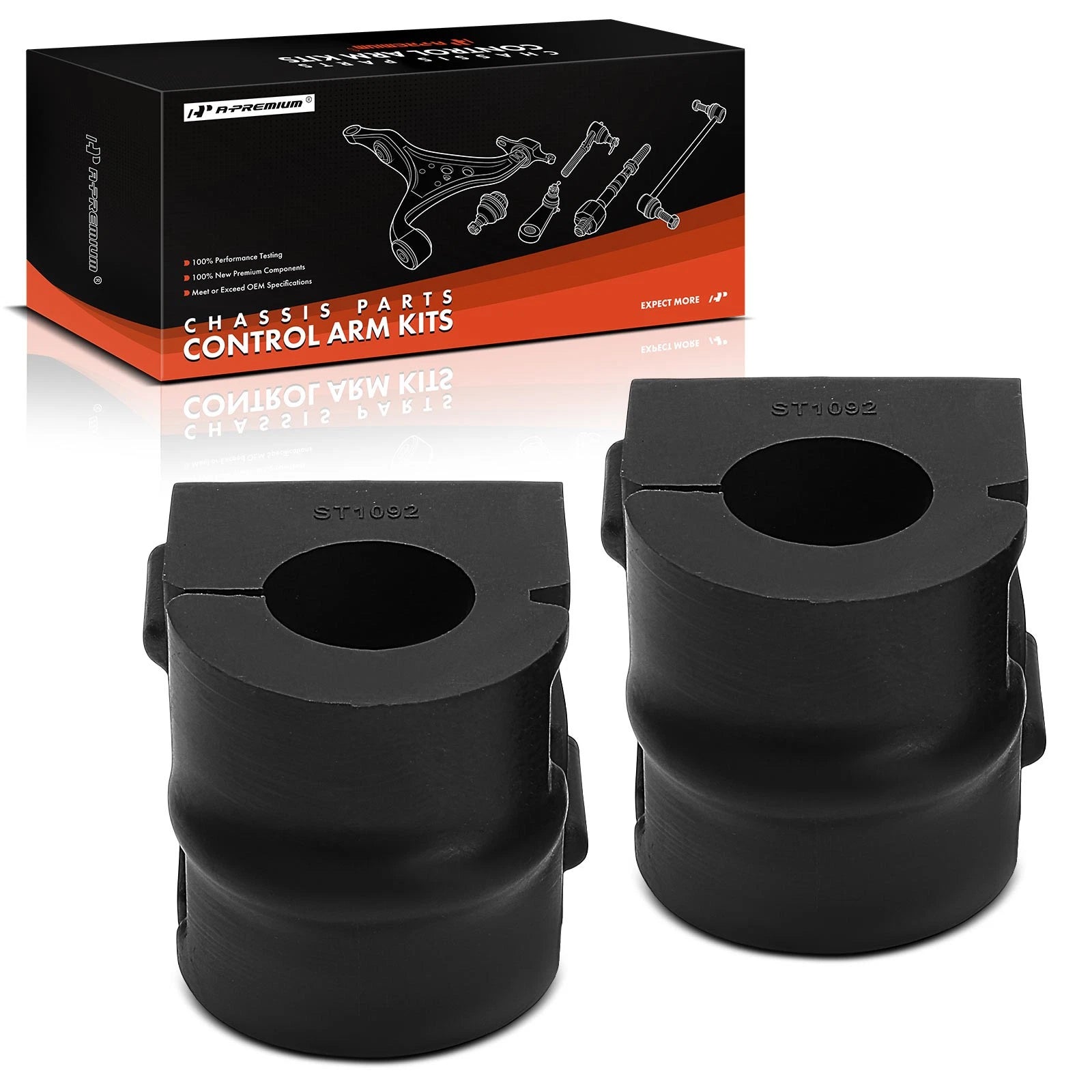 2X Front Sway Bar Bushing Kit for Chevrolet Malibu Pontiac