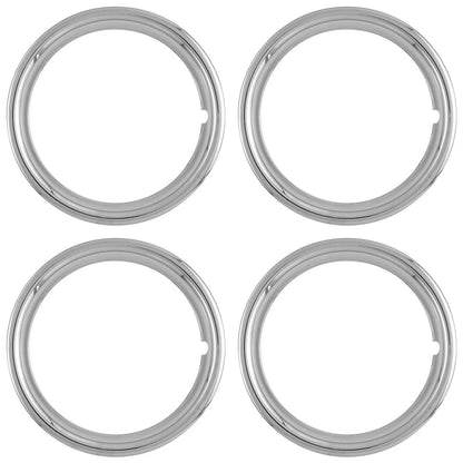 18' 1 1/2' Deep Chrome Wheel Trim Rings - Upgrade Your Auto XIEUH497
