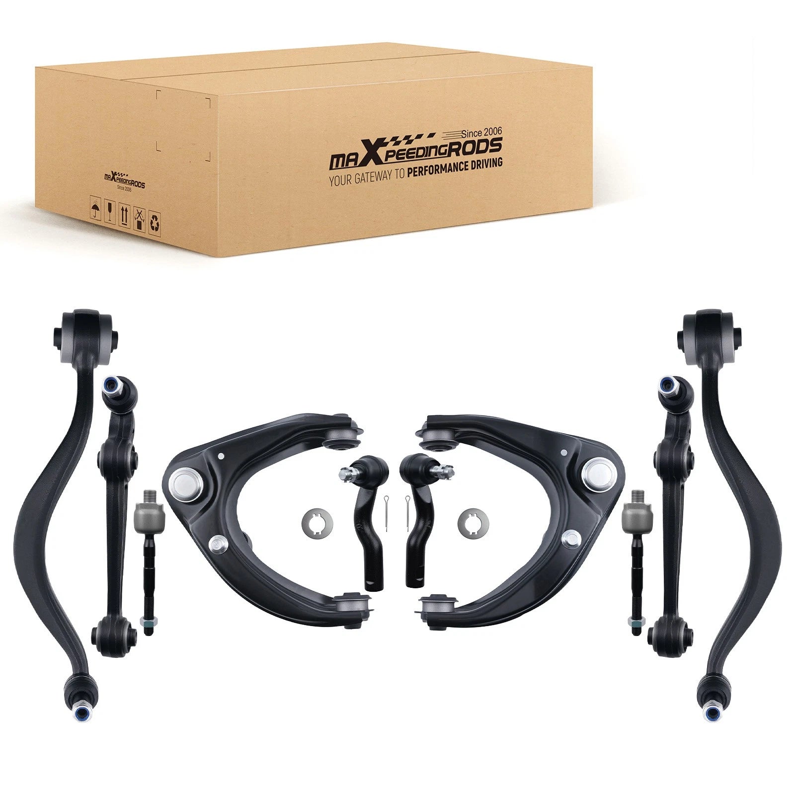 Front Upper Lower Control Arm Tie Rod for Ford Fusion MKZ (2007–2012)