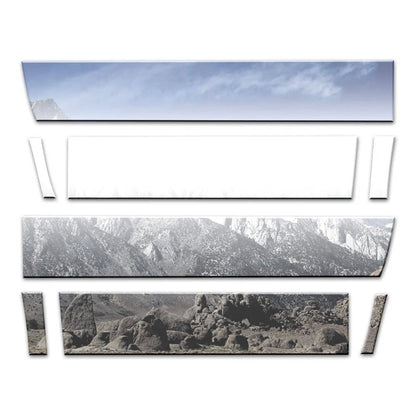 Chrome Rocker Panel Kit 8 Piece Wide for Chevy Avalanche (2007–2014)