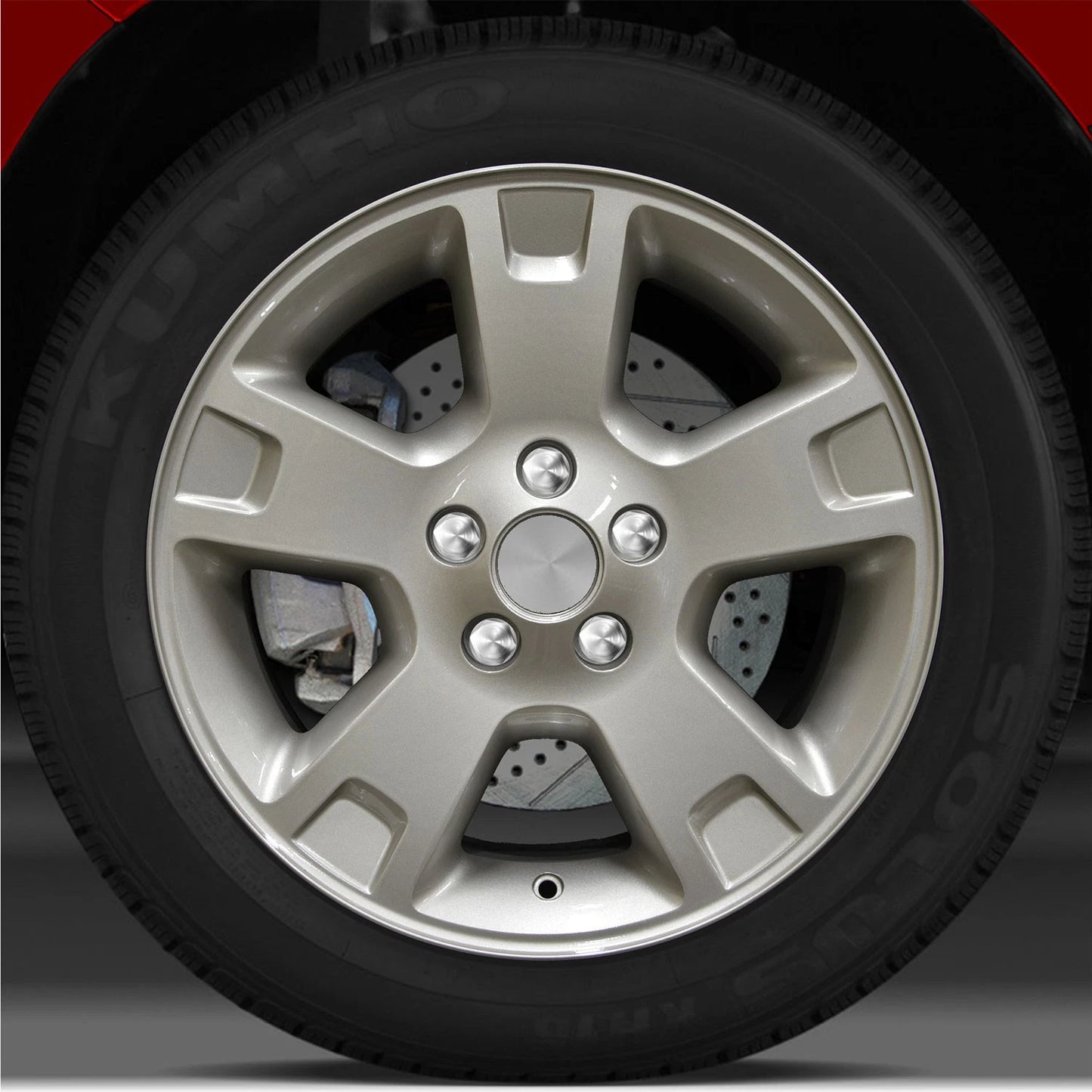 17x7.5 Factory Wheel (Ford Satin Nickle) For 2002 Mercury Mountaineer