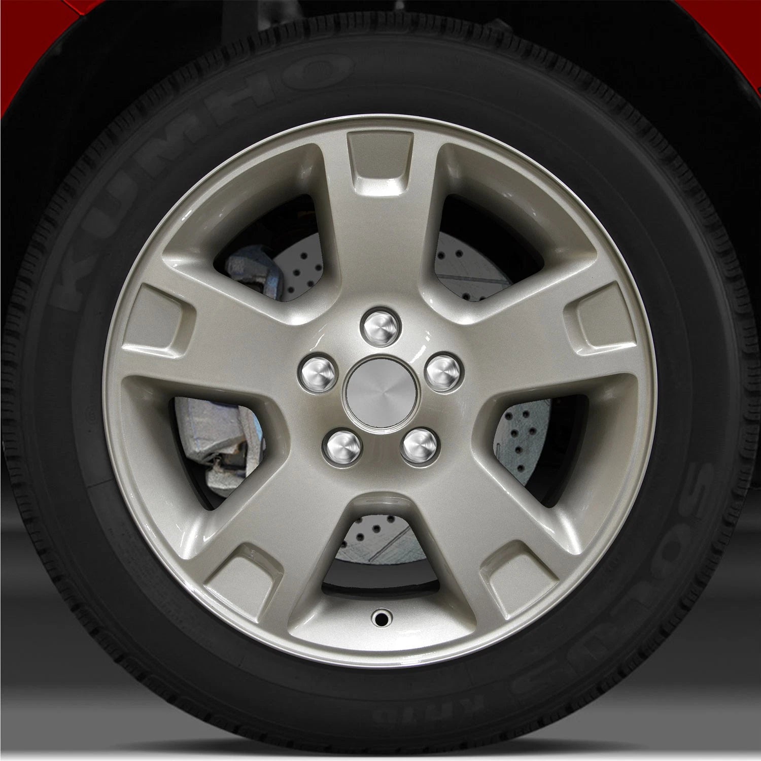 17x7.5 Factory Wheel (Ford Satin Nickle) For 2002 Mercury Mountaineer