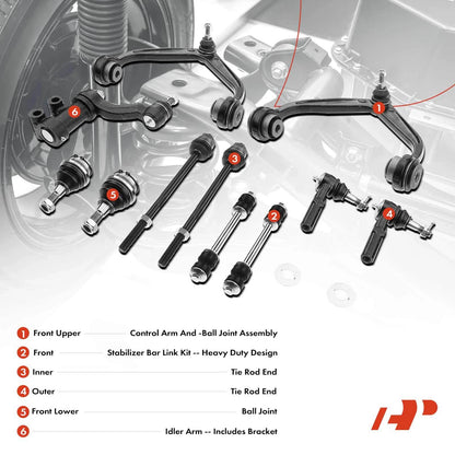 13x Control Arm Ball Joint Kit for Silverado 3500 HD (2001–2010)