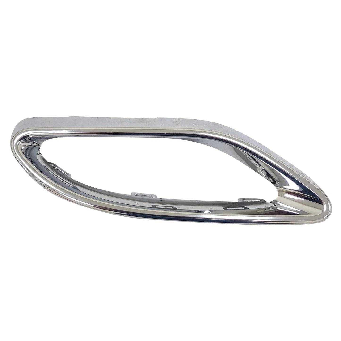 Replacement Chrome ABS Rear Passenger Side Bumper Cover Exhaust Pipe Hole Trim