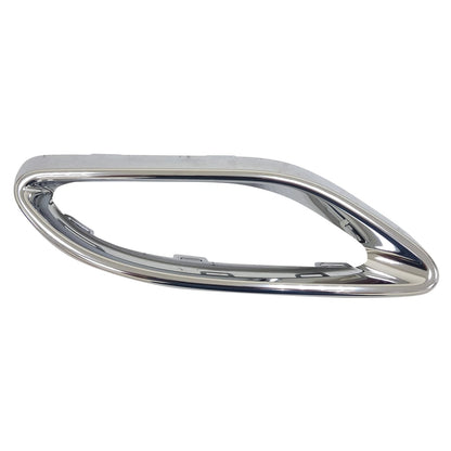 Replacement Chrome ABS Rear Passenger Side Bumper Cover Exhaust Pipe Hole Trim