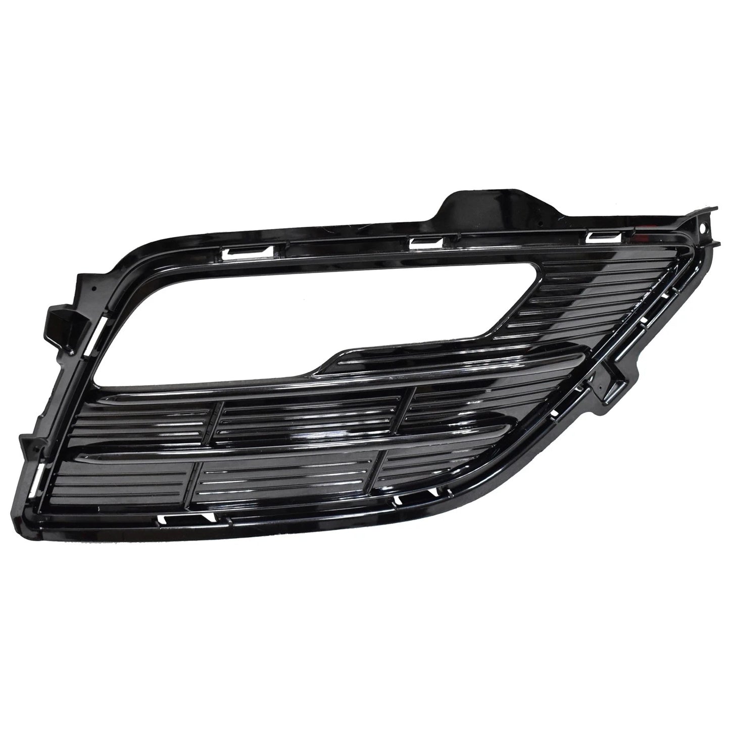 Replacement Black Gloss ABS Plastic Front Passenger Side Fog Light Bezel