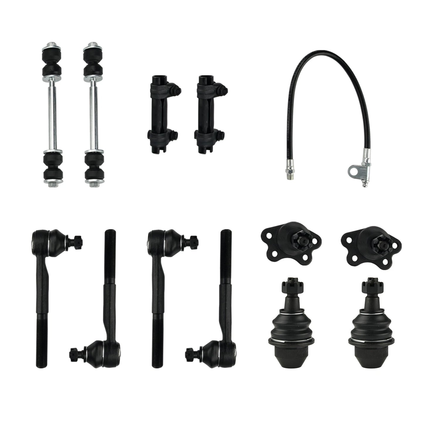 Front Complete Suspension Kit for Chevy K1500 K2500 Suburban Yukon Tahoe (2009–2014)