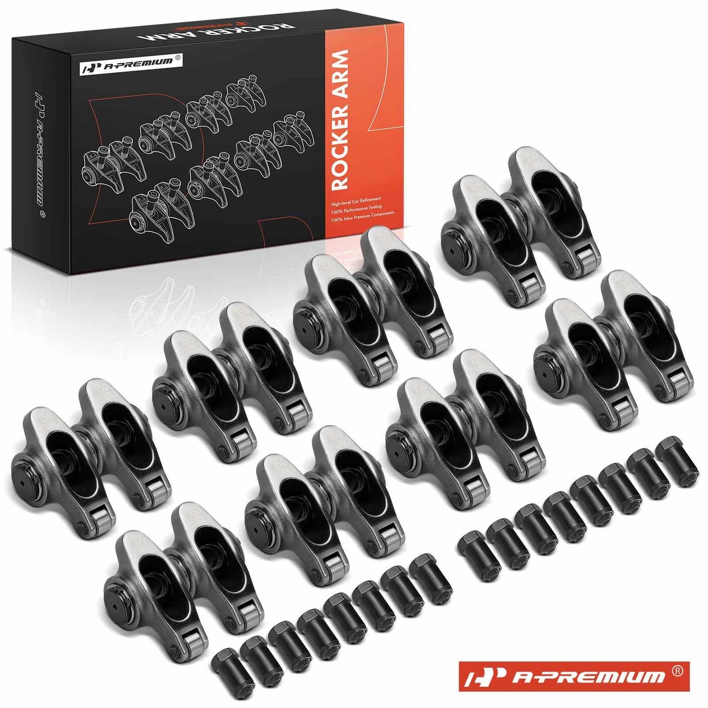 16x Roller Rocker Arms for Chevy SBC 350 (1970–1985)