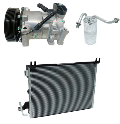 AC Compressor Kit With Condenser for Ram 1500 3.9L 5.2L 5.9L (1998–1998)