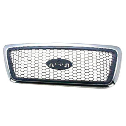 Front Grille Replacement Black Chrome Plastic for 2006–2008 Ford Light Duty