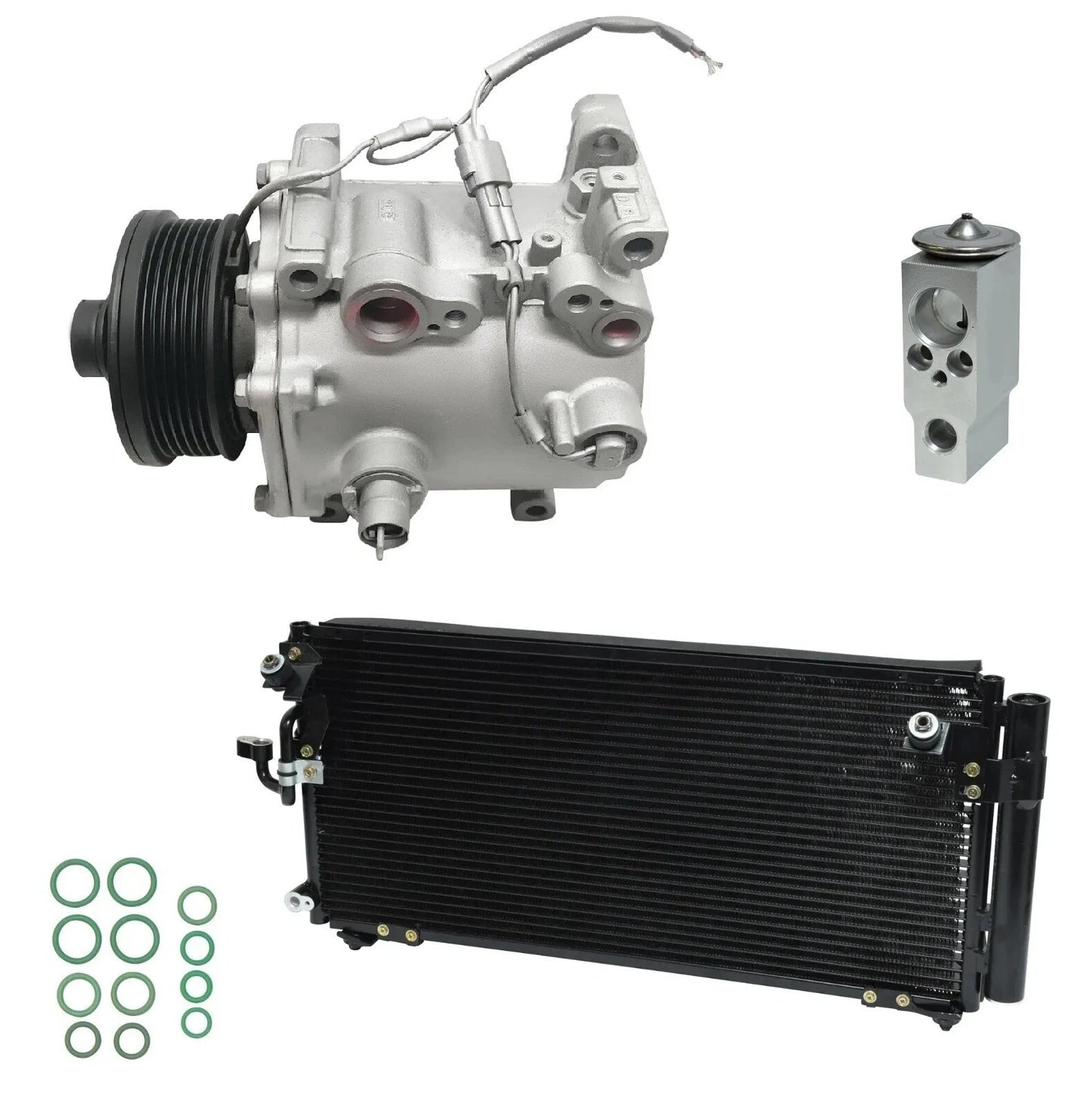 AC Compressor Kit With Condenser for Mitsubishi Eclipse 3.0L (2000–2005)