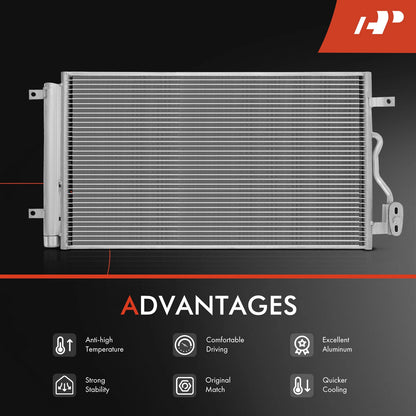 A/C Condenser with Bracket & Receiver Drier for Chevy Spark EV (2014–2016)