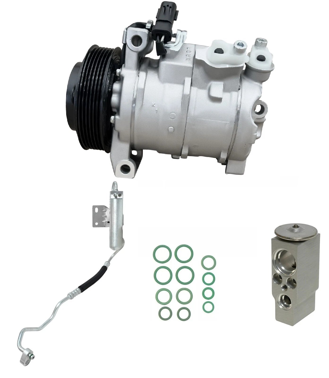 A C Compressor Kit Replacement for Dodge Journey 3.5L (2009–2009)