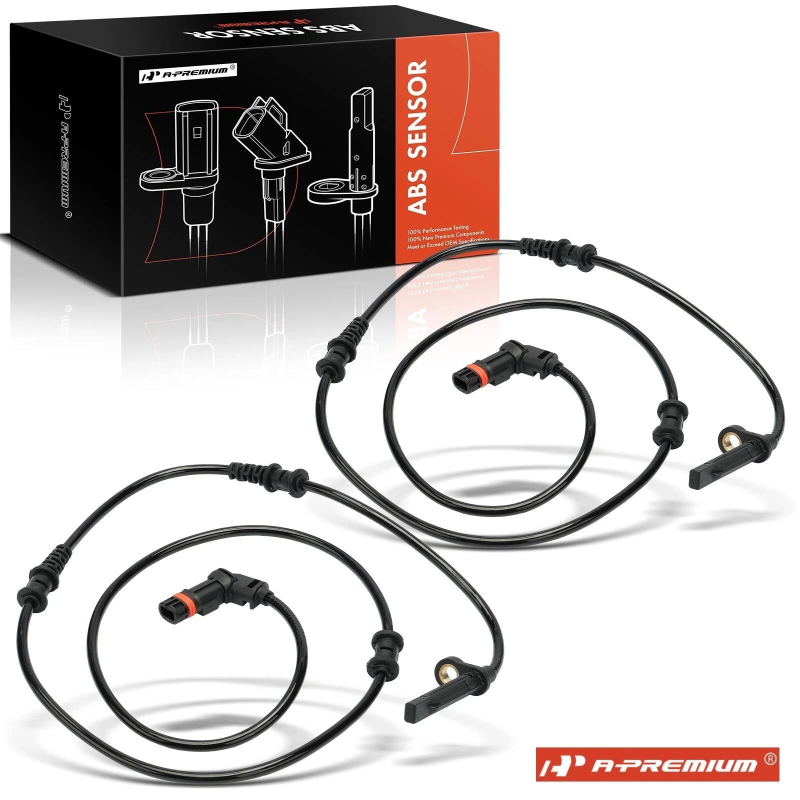 2X Front ABS Wheel Speed Sensor for Mercedes-Benz GLE400 GLE350 (2016–2019)
