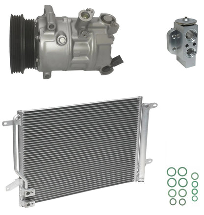 A/C Compressor Kit with Condenser for Volkswagen Jetta 2.5L (2012–2018)