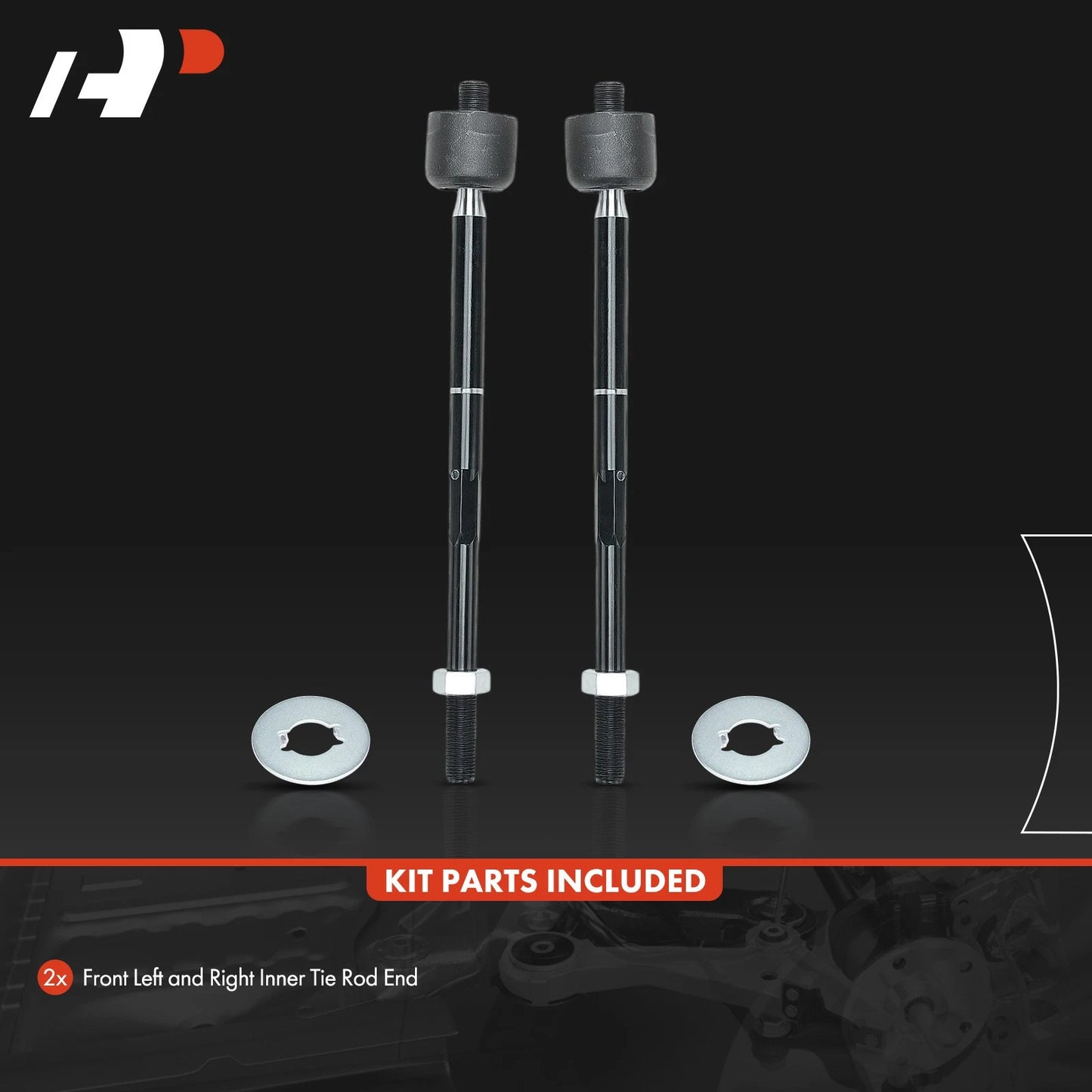 2X Front Inner Tie Rod End for Chevrolet Bolt EV (2017–2023) Bolt EUV