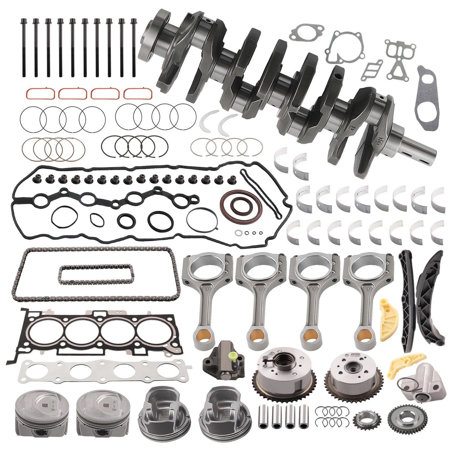Engine Rebuild Kit for Hyundai Santa Fe Tucson Kia Optima (2010–2016)