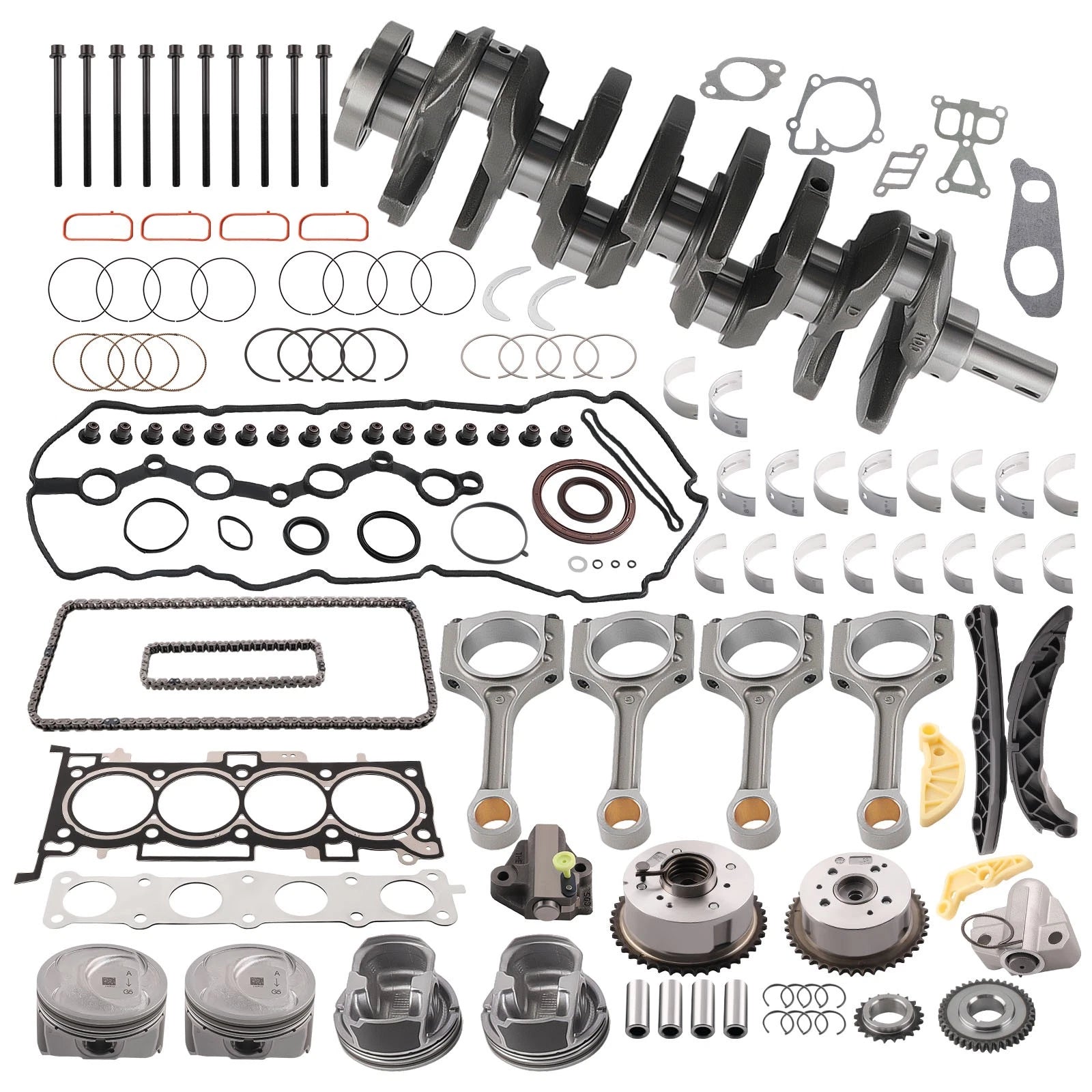 Engine Rebuild Kit for Hyundai Santa Fe Tucson Kia Optima (2010–2016)