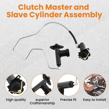 Clutch Line Slave Master Kit for 1993–1997 Ford F-250 F-350 (Front)