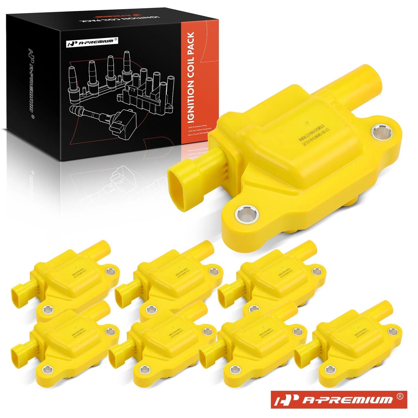 8x Ignition Coil Pack for Chevrolet Silverado 1500 (2007–2013)