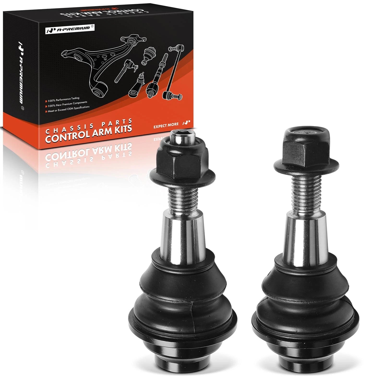 2X Front Lower Side Ball Joint for Chevrolet Silverado 1500 (2019–2025)