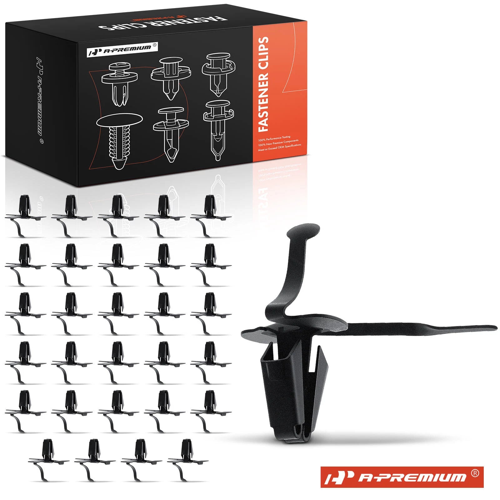 30x Fender & Door Peak Molding Clips for Chevrolet