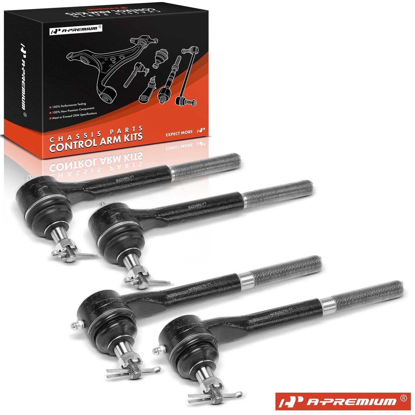 4X Front Steering Tie Rod Ends for Chevrolet Camaro Pontiac Firebird (1993–2002)