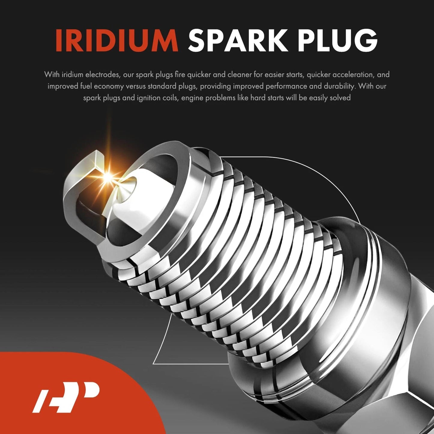 1x Ignition Coil & 6x Iridium Spark Plugs for Silverado 1500 (2007–2013)