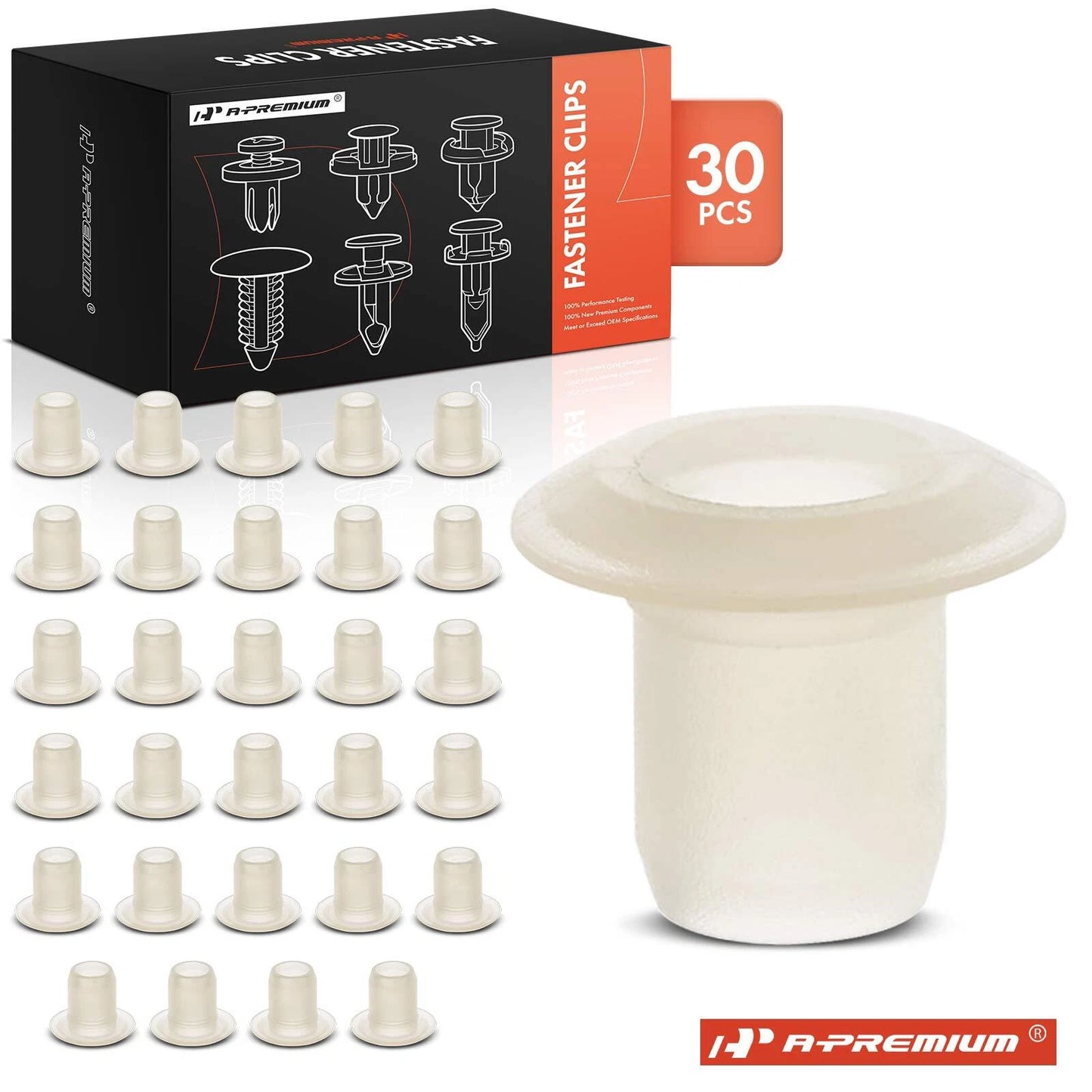 30x Grommet Clips for BMW Hood Emblem Trunk