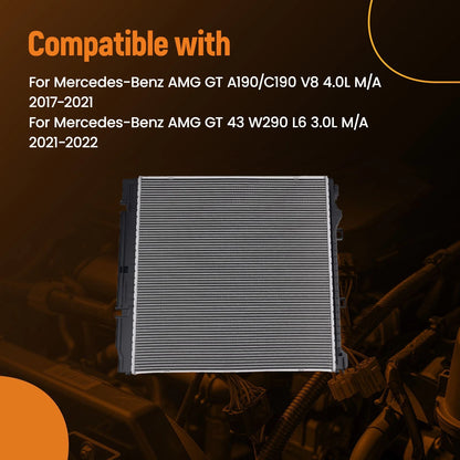 Aluminum Engine Coolant Radiator for Mercedes-Benz AMG GT C (2018–2021)
