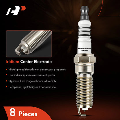 8x Iridium Platinum Spark Plugs for Chevy Silverado 1500 (2014–2020)