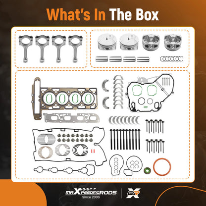 Connecting Rods and Piston Kit for Chevrolet Equinox 2.4L (2008–2017)