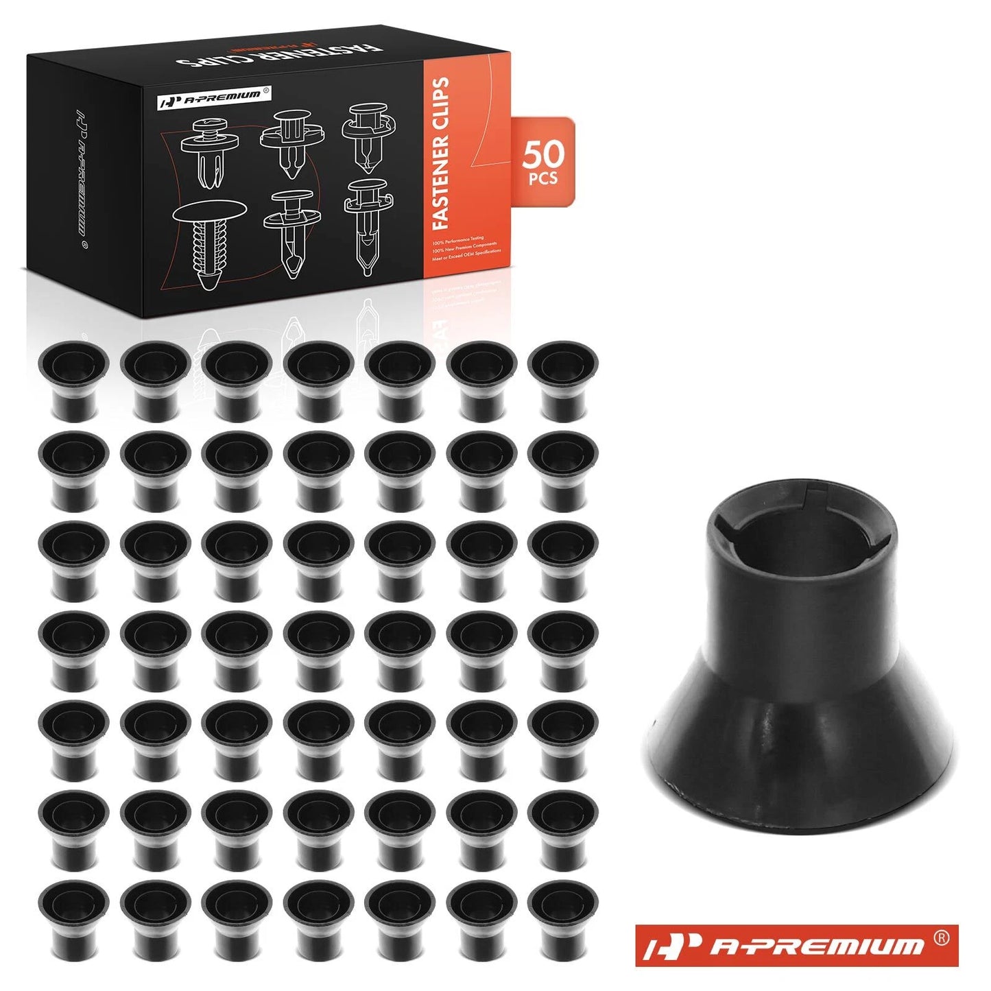 50Pcs Nylon Body Mount Cushion Clips for GM Chevy GMC