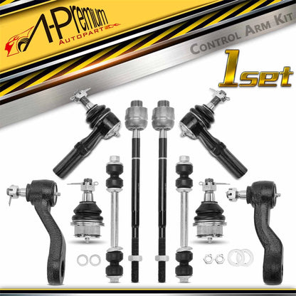 10x Front Idler Pitman Arm Tie Rod End for Chevrolet Express