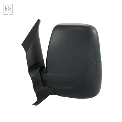 Replacement Textured Driver Side Power Door Mirror w/o Heated Glass