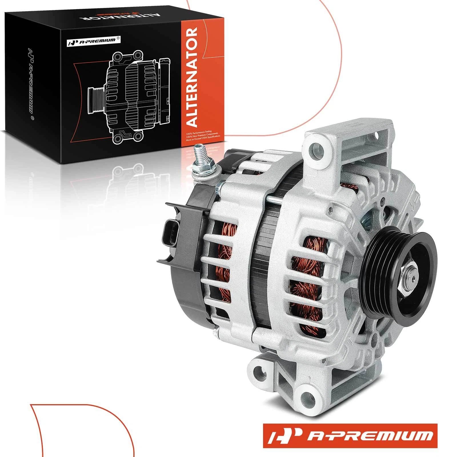 Alternator for Chevy HHR (2008–2010) 130A 12V 5-Groove Pulley