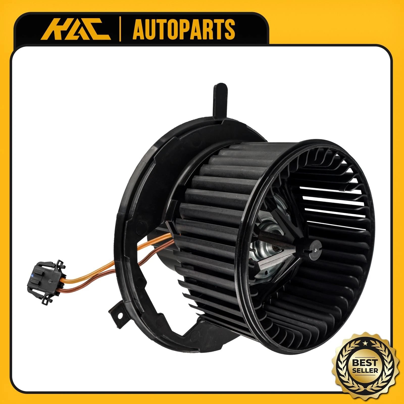 HVAC Heater Blower Motor with Fan for Volkswagen Jetta & Audi A3 (2005–2018)