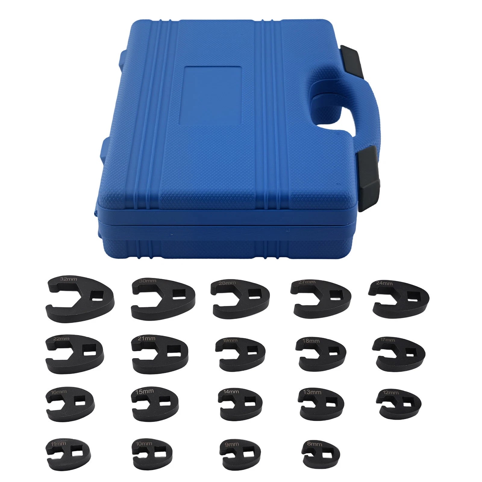 Heavy Duty Crowfoot Wrench Set for 8–32mm Chrome Steel (2023–2026)