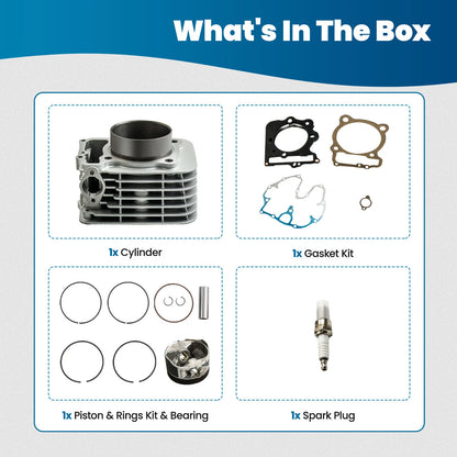 Cylinder Piston Gasket Top End Kit for Honda Sportrax 400 TRX400EX (1999–2008)