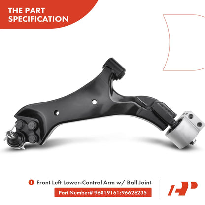 2X Front Lower Control Arm with Ball Joint for Chevy Saturn Suzuki
