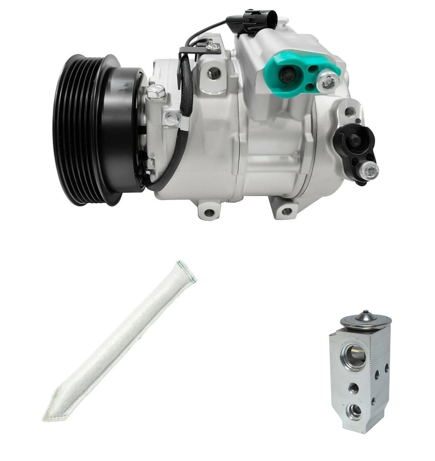 AC Compressor Kit Replacement for Kia Forte 2.0L 2.4L (2011–2011)