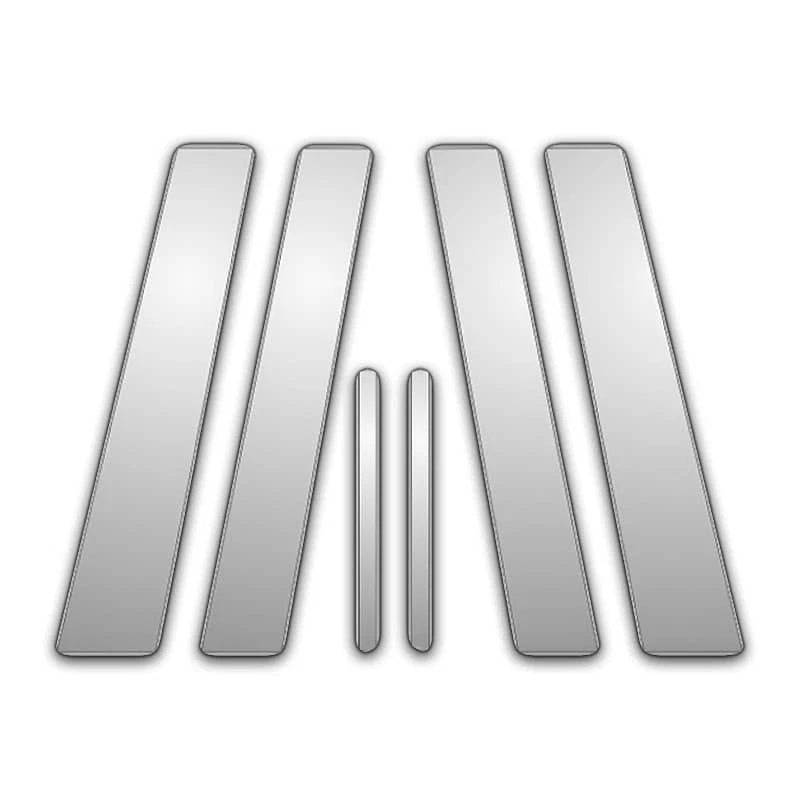 6Pc Chrome Pillar Post Covers for 2008-2015 Scion Xd - P6646A