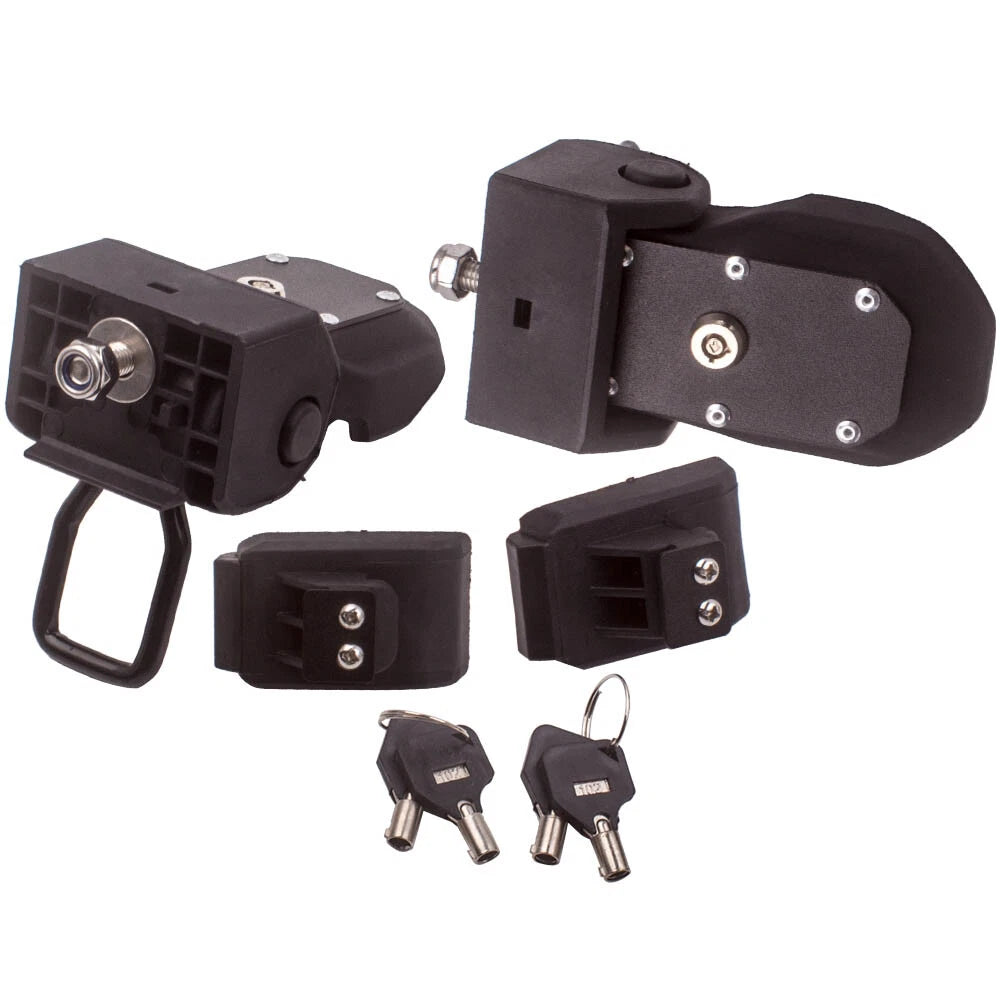 Front Hood Latch Locking Catch & Rubber Pad for Jeep Wrangler JL (2018–2019)