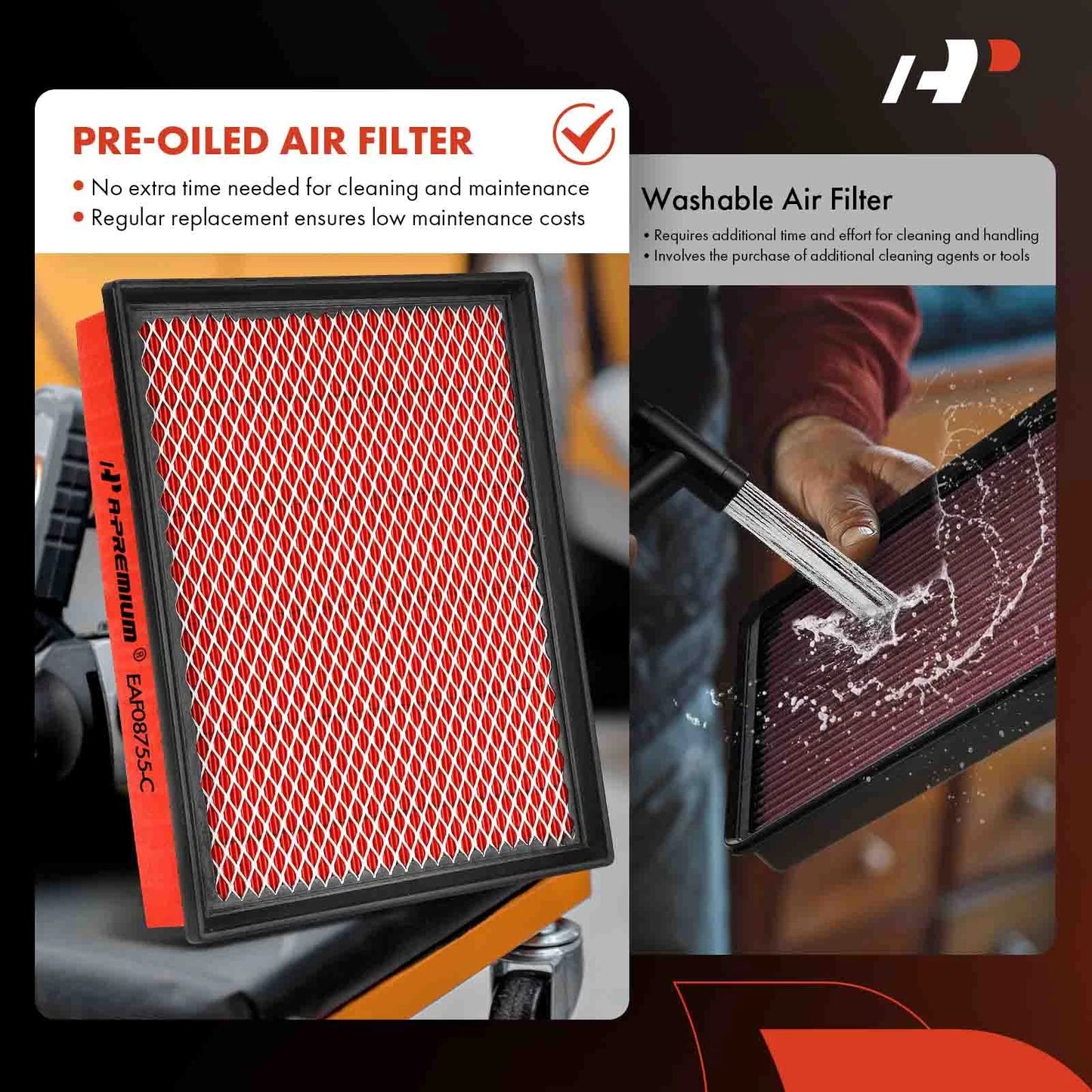 2X Performance Engine Air Filter for Chevrolet Silverado 1500
