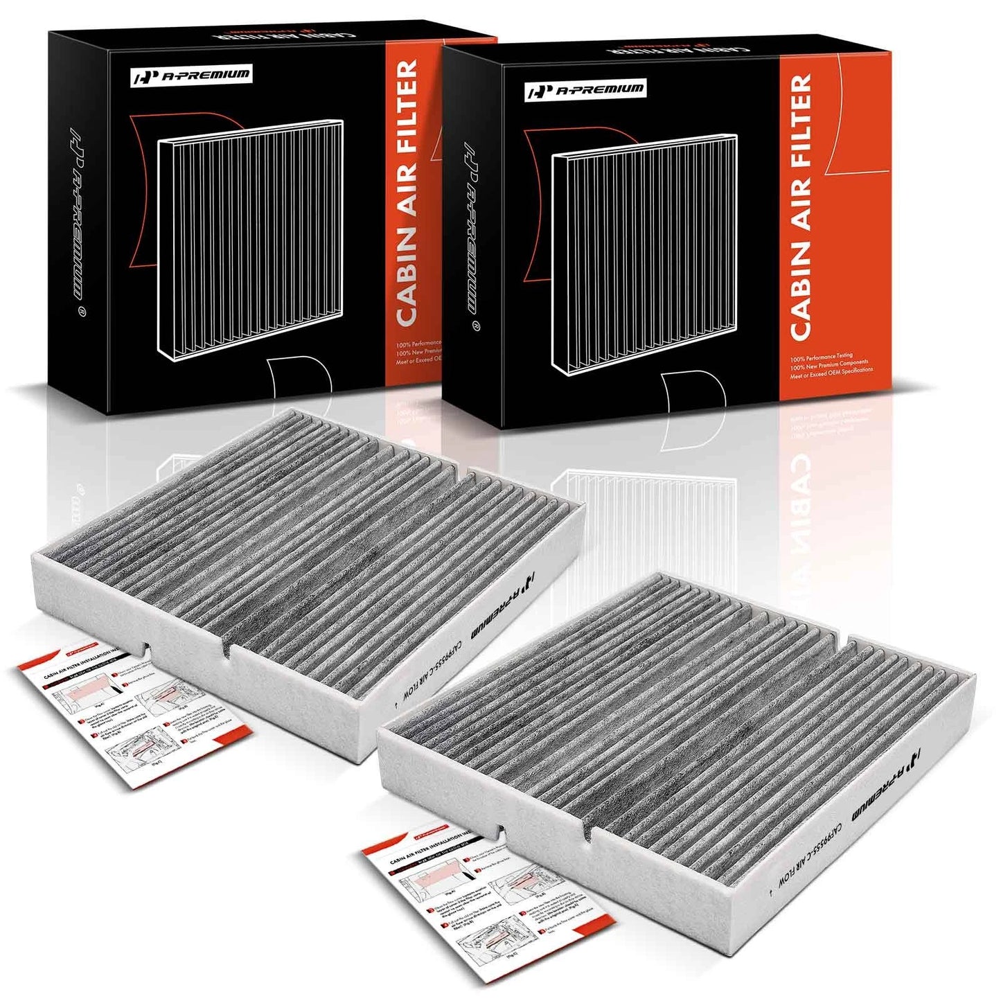 2X Activated Carbon Cabin Air Filter for Mercedes-Benz CLA35 AMG (2020–2023)
