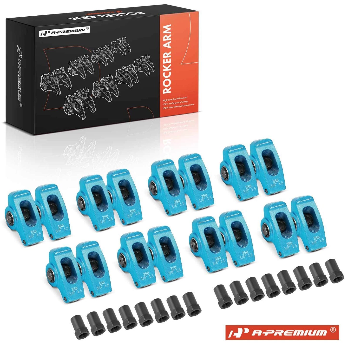 Aluminum Rocker Arm for Chevy SBC 350 (2024) 1.5 Ratio 3/8" Needle
