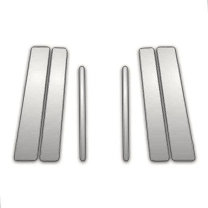 Chrome Pillar Posts 6Pc for Toyota Yaris 5Dr Liftback 2011–2019