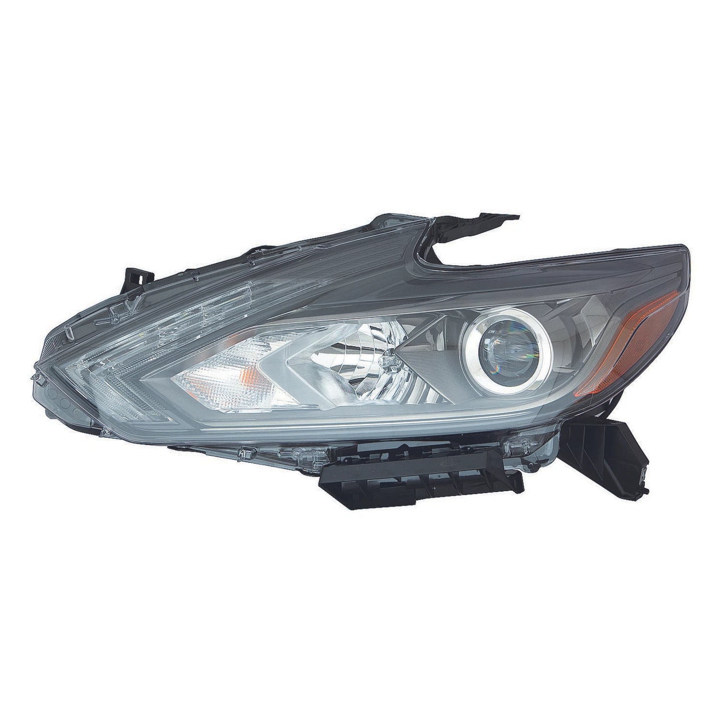 Smoked Driver Side LED Headlight Assembly w/Daytime Running Lamps w/Smoked Bezel