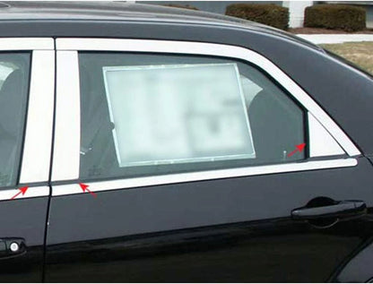 6pc. Luxury FX Chrome Pillar Post Trim for 2005-2008 Dodge Magnum